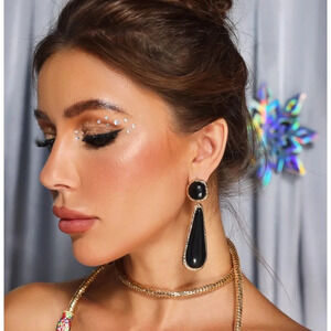 Selena Gomez Black Gold Amalfi Earrings